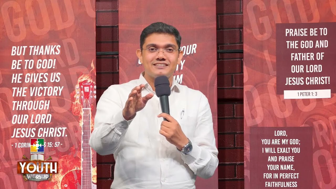 ഭാവിയെക്കുറിച്ചുള്ള ആശങ്ക ഇനി വേണ്ട.... || EVG. .LIJO JOHN || YOUTH WORSHIP || POWERVISION TV