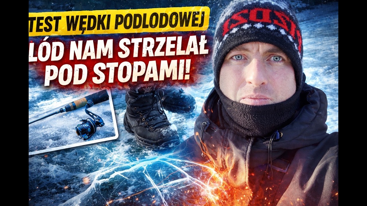 Lód PĘKAŁ pod nami! 🧊💥 Test wędki podlodowej w REALNYCH warunkach 🎣❄️ l Bełel Customs Garage #4