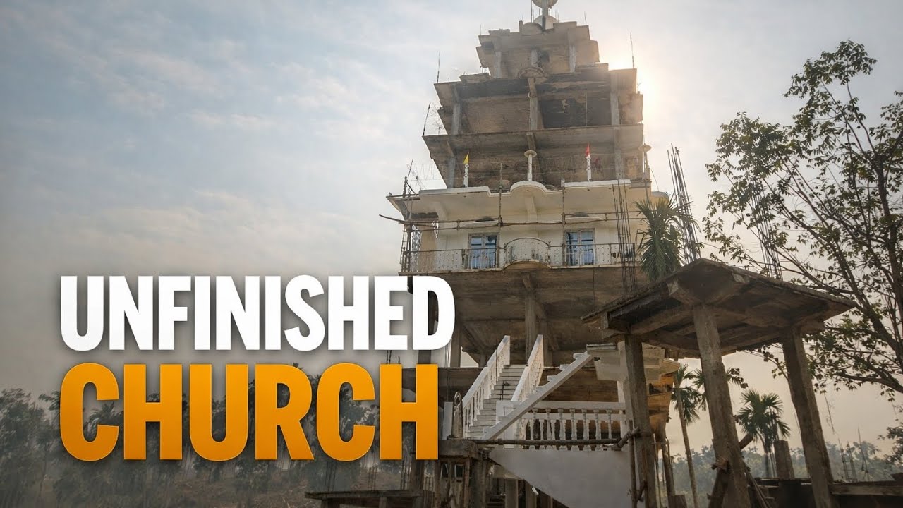 Unfinished church mini vlog explain garo || Anuogration fake viral news social media 🙏