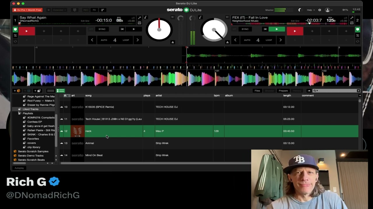 DJ2GO2 w/ Serato DJ Lite integrated with SoundCloud and recorded with ScreenFlow