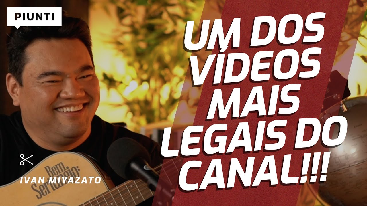 IMPERDÍVEL: AULA DIVERTIDA SOBRE OS RITMOS SERTANEJOS | Piunti entrevista Ivan Miyazato (produtor)