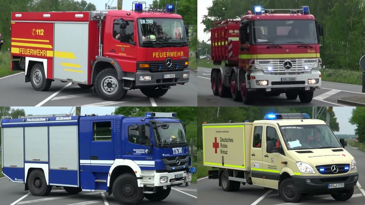 (FMO_3_Feuerwehr/Rettung) Großübung am Flughafen Münster/Osnabrück