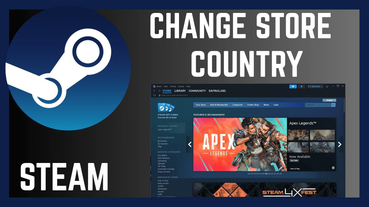 How To Change Steam Game Store Country