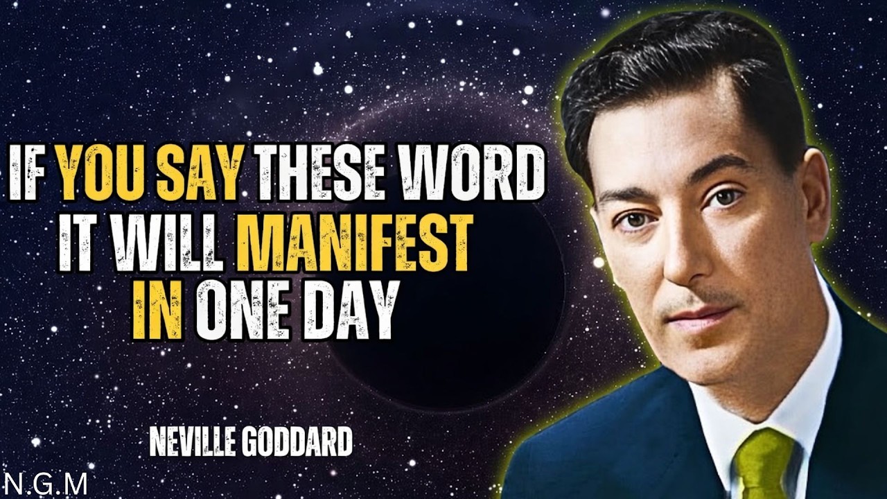 These 3 Words Will Manifest Your Dreams into Reality! - Neville Goddard Mindset