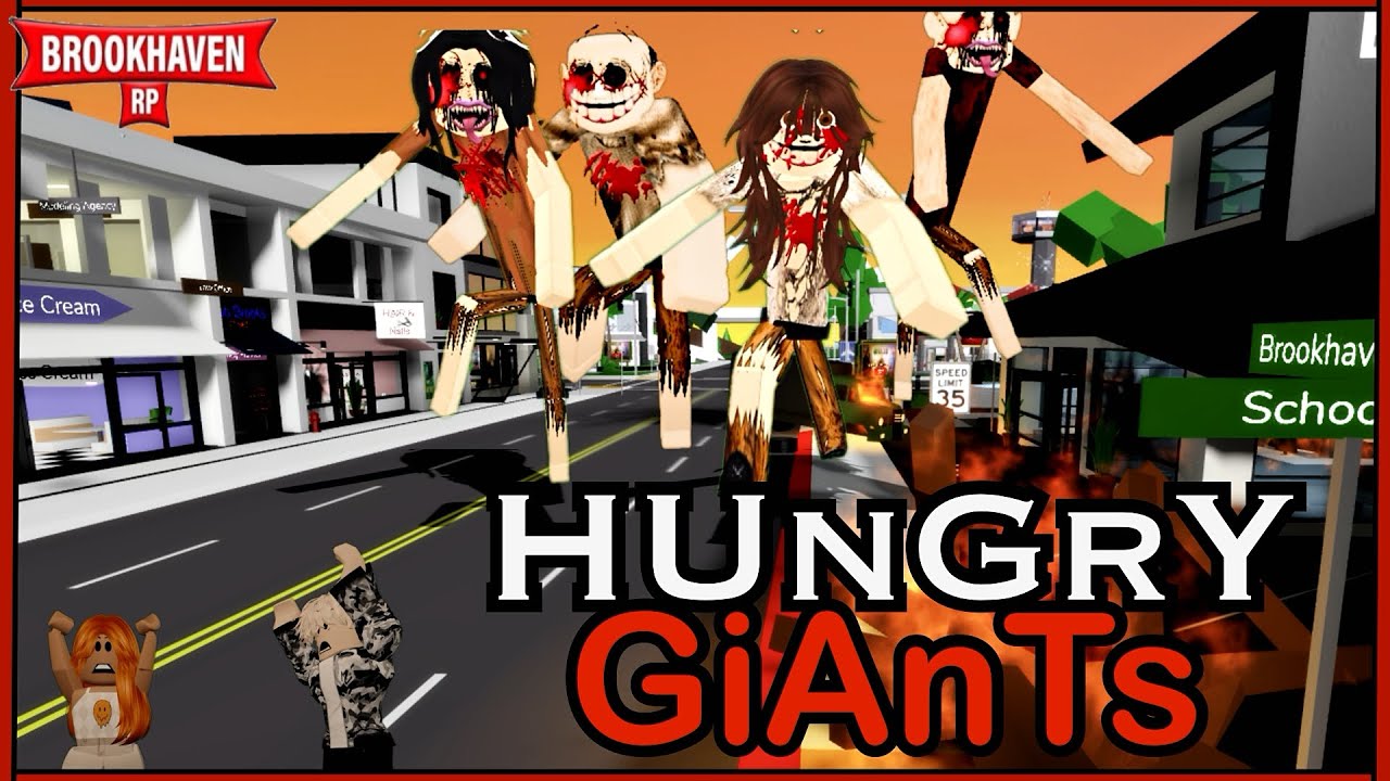 &ldquo;HUNGRY GIANTS&rdquo; The End Of The Human Race-ROBLOX BROOKHAVEN Mini Movie | Vikingprincessjazmin