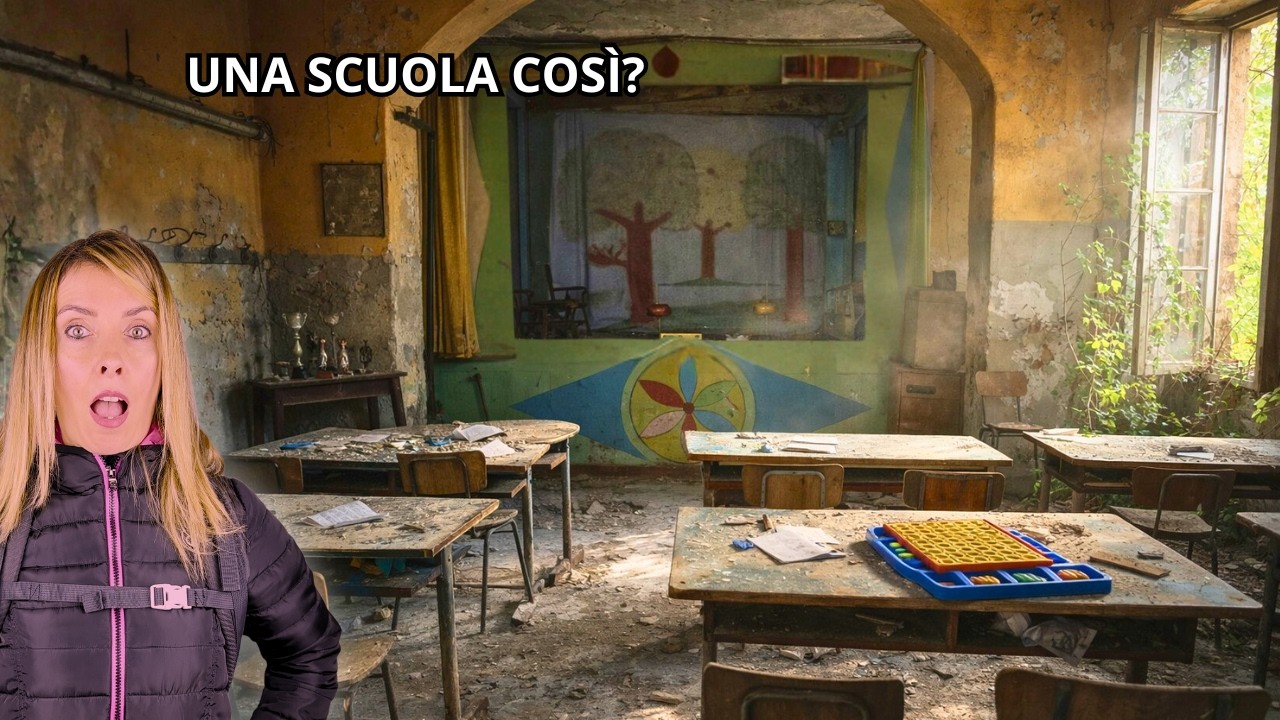 SCUOLA ABBANDONATA DI PAESE | ENTRIAMO A VEDERE COME E' RIMASTA