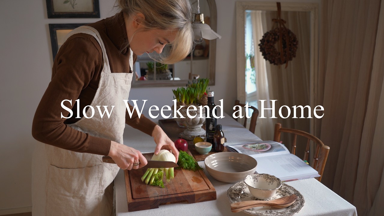 A Slow Weekend at Home | Healthy Salads & Balcony Prep 🌱