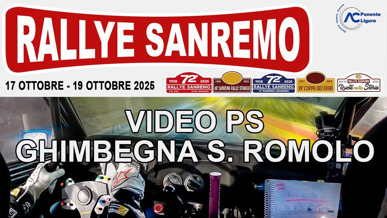 Rallye Sanremo 2025 - PS GHIMBEGNA SAN ROMOLO