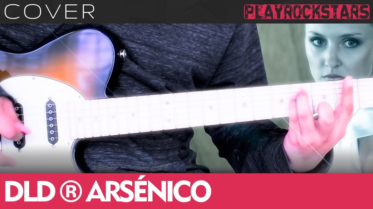 como tocar ARSÉNICO en guitarra DLD ⭐️ COVER / ACORDES / SOLO / RITMO / TABS