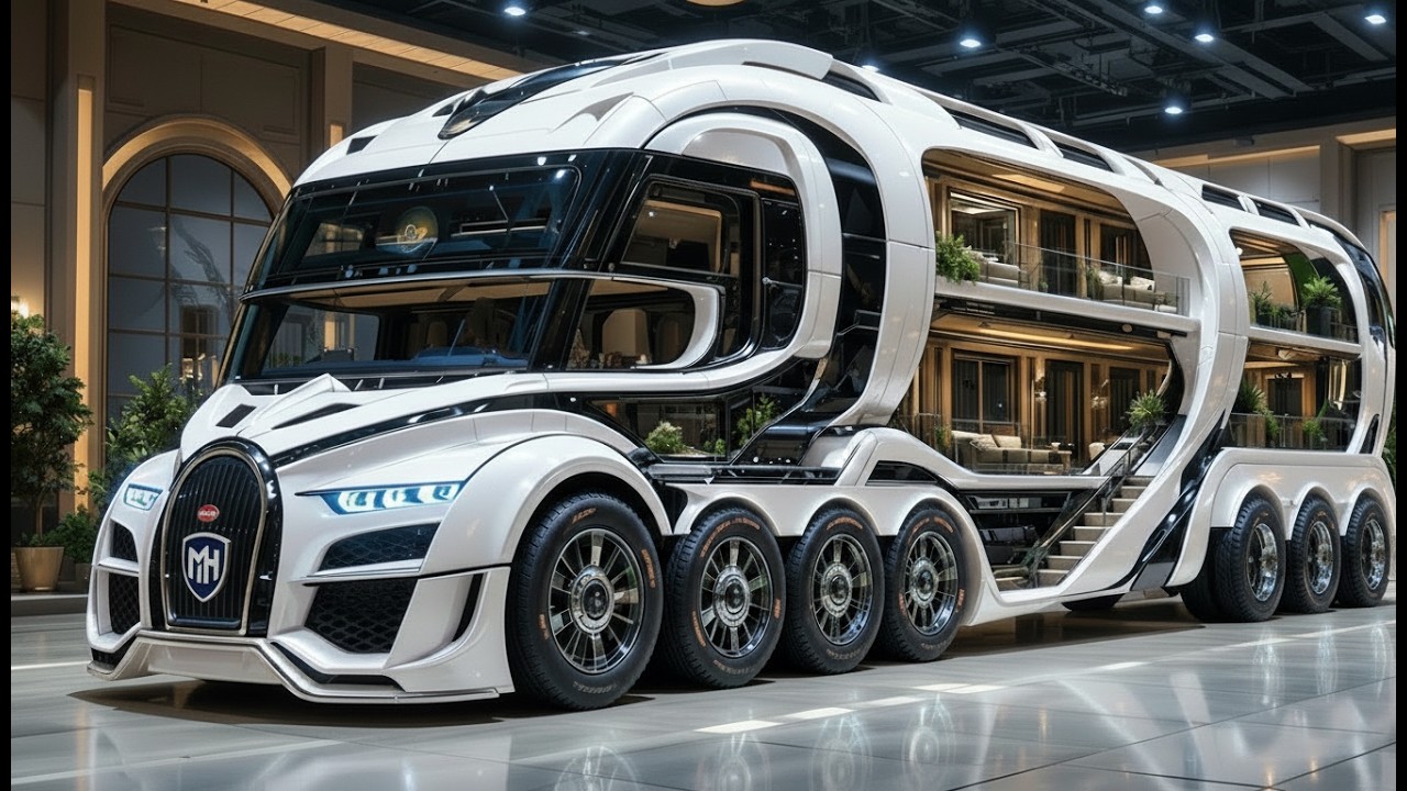Автодом Bugatti 2026 – самый невероятный роскошный автодом в Америке.