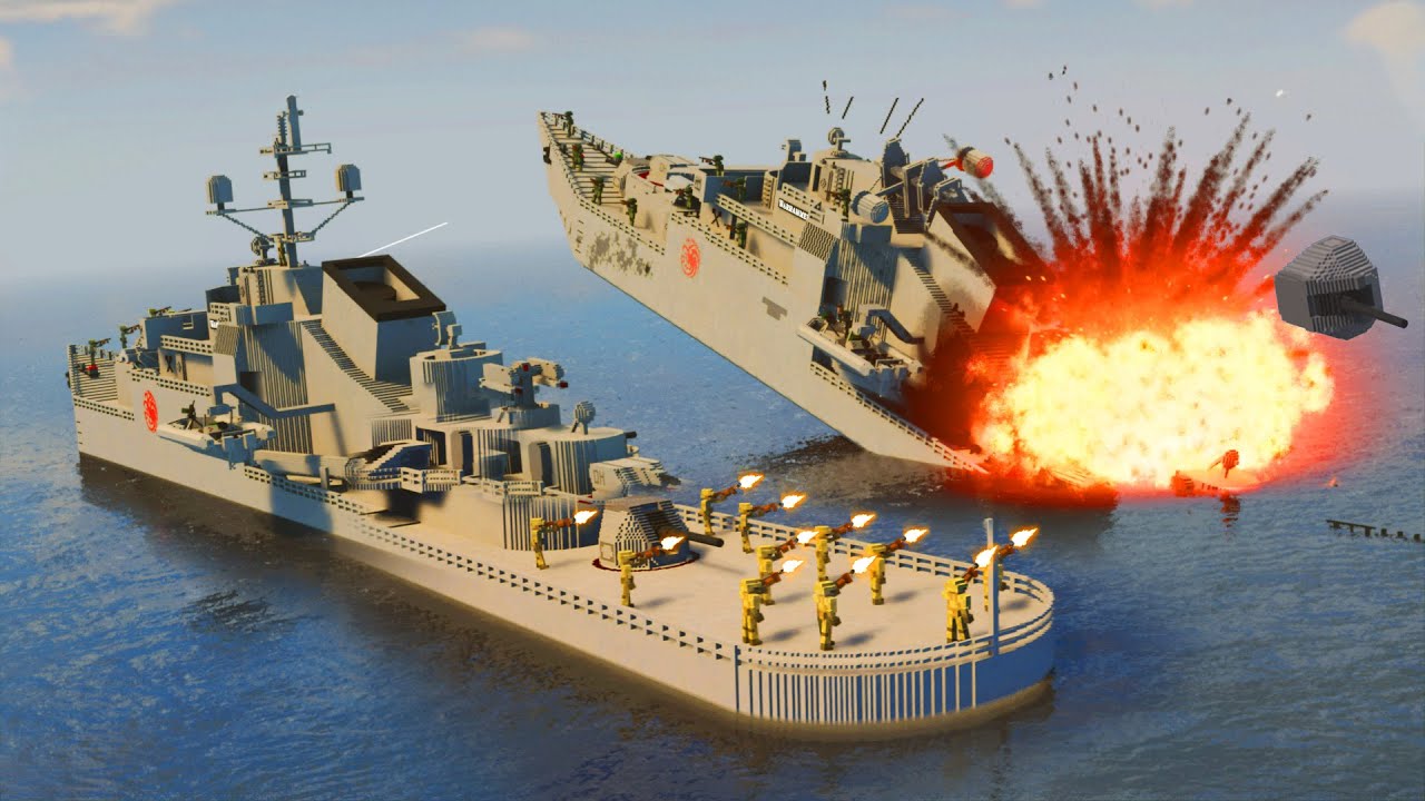 Realistic BATTLESHIP Destruction | Teardown