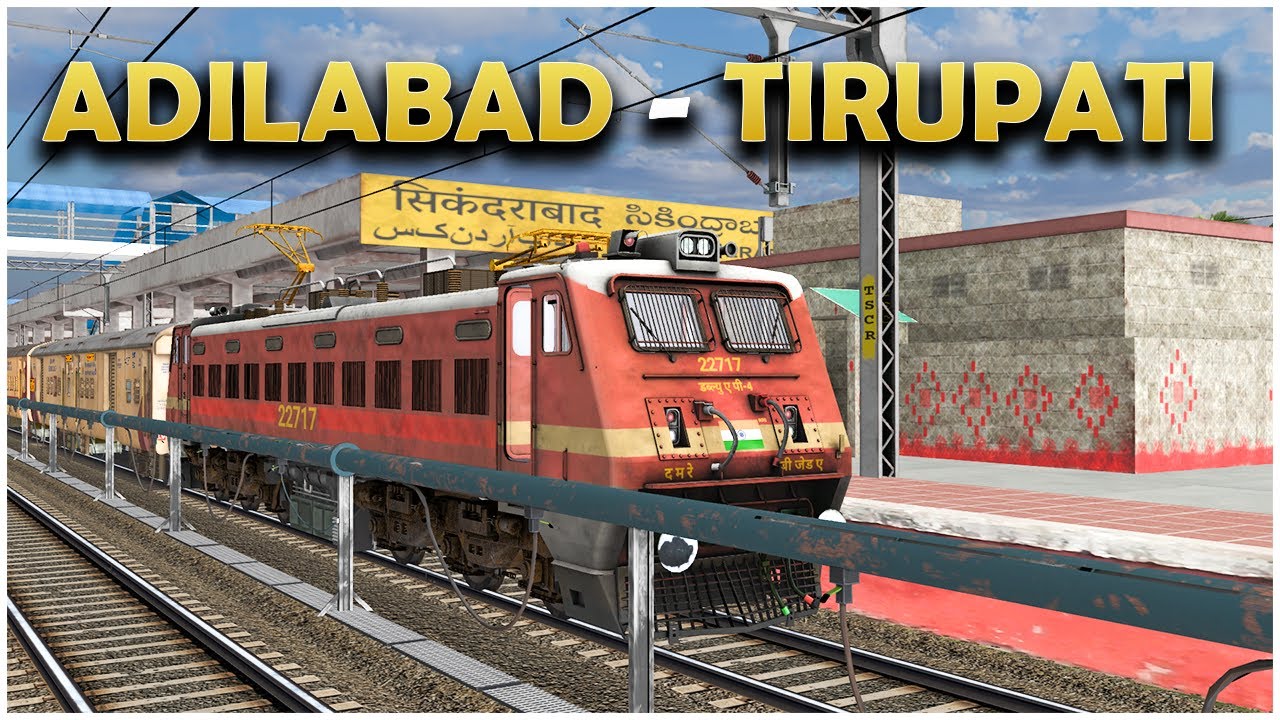 🔴LIVE MSTS | 17406 KRISHNA EXPRESS 