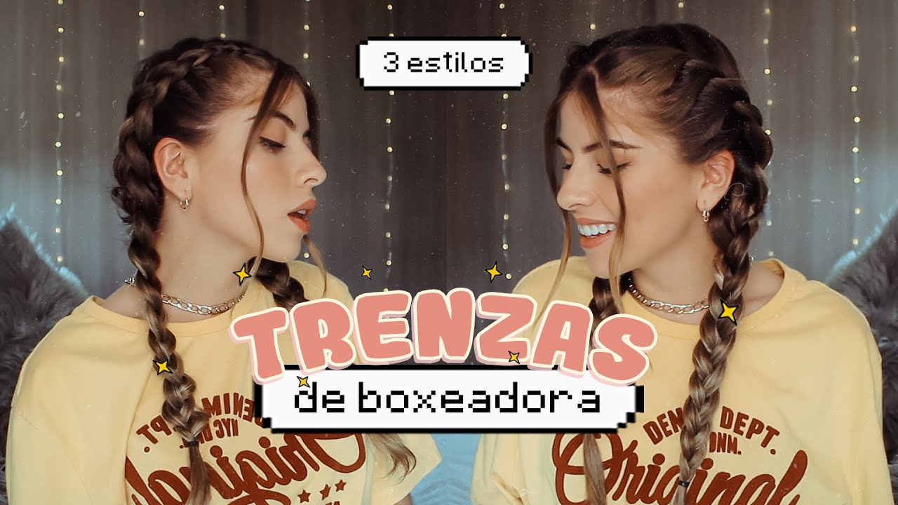 🌟  3 PEINADOS con TRENZAS Holandesas| Camila Dust