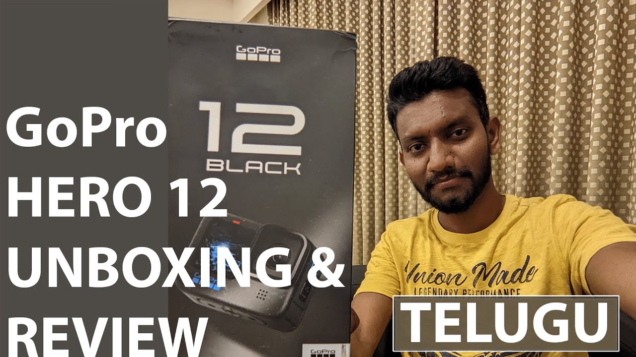 Gopro Hero 12 Black 2023 Unboxing and Technical Review in Telugu | Sateesh Gundla |