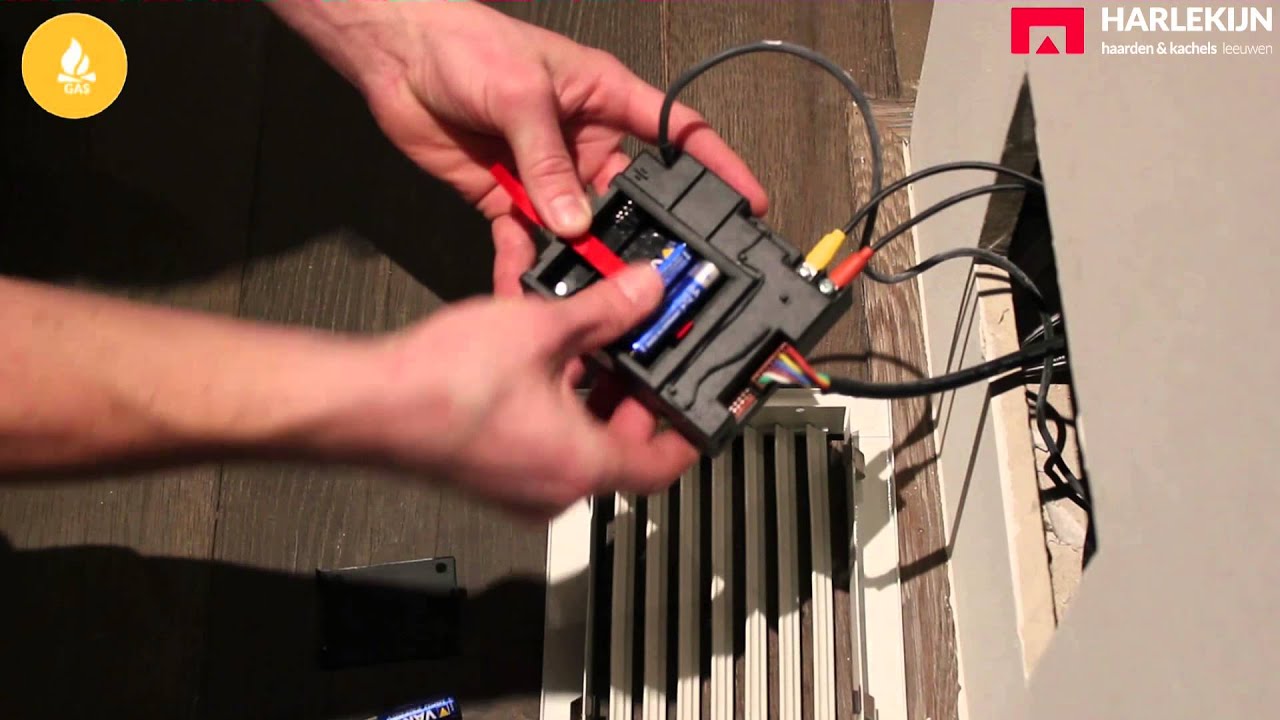 Hoe vervang ik de batterijen van mijn gashaard?
