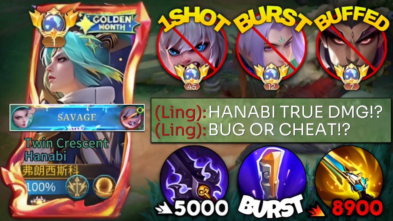 TOP 1 HANABI DAMAGE IS SO INSANE ENEMIES ACCUSED ME OF HACKING!! | HANABI BEST BUILD 2026!! | MLBB.