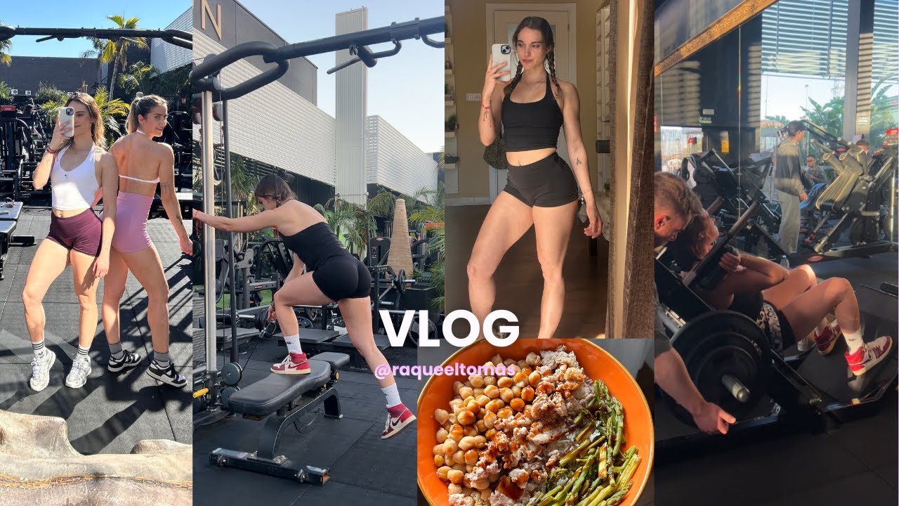 Vlog de un entreno de pierna muy largo + resumen de la semana
