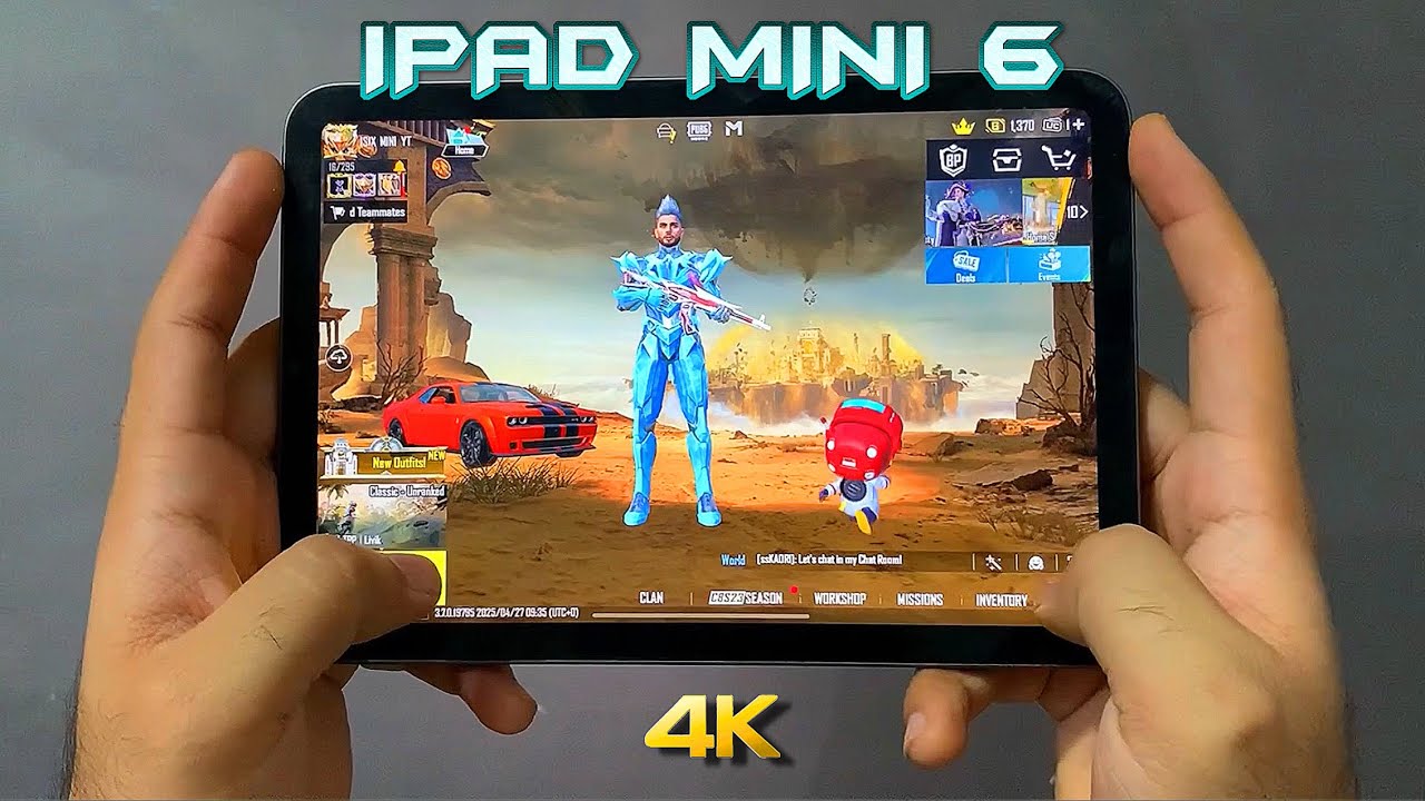 IPAD MINI 6 in 2025 ❤️‍🔥 PUBG HANDCAM/ TEST/ GAMEPLAY/ FULL GYRO/ BEST SENSITIVITY 🔥 FHD+60FPS