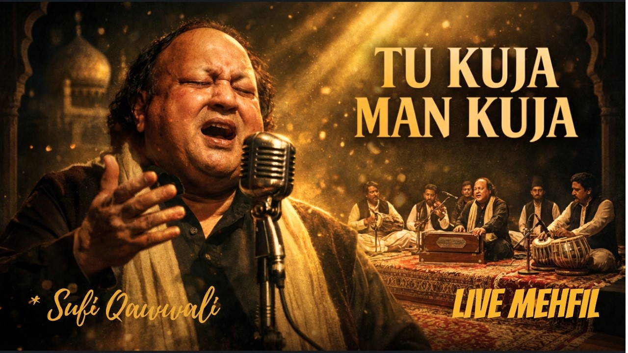 Tu Kuja Man Kuja | Soulful Sufi Qawwali 2026 | Inspired by Nusrat Fateh Ali Khan | Khan Films Music