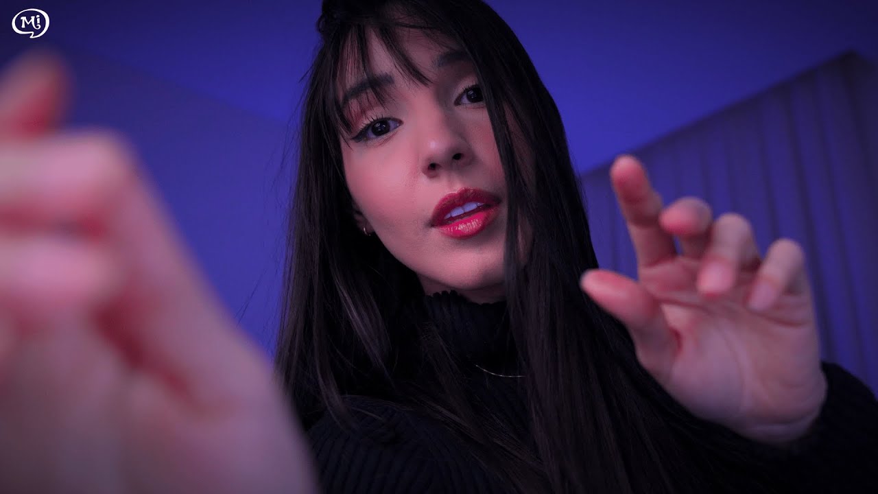 ASMR shhh! Feche os olhos e descanse, está tudo bem 🤍 Minha atenção é somente sua essa noite ✨💤 4K