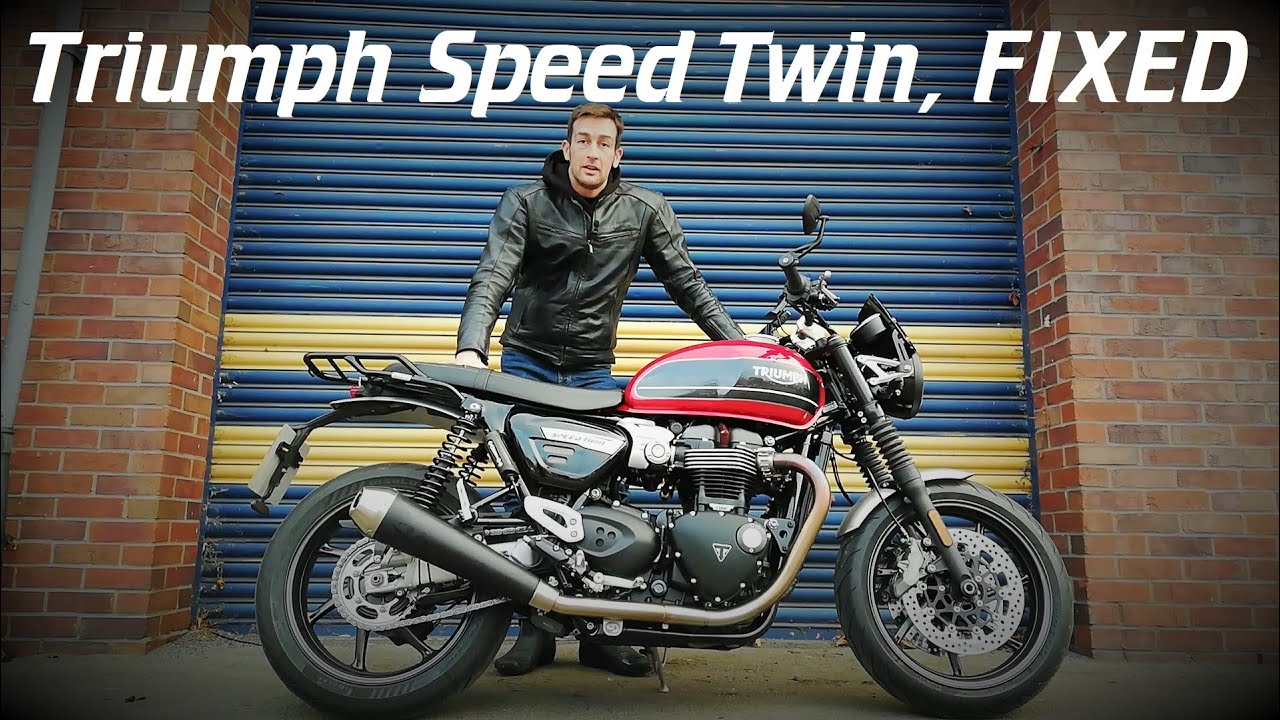 How to improve a Triumph Speed Twin with Bitubo Suspension upgrade. Road test and how to guide