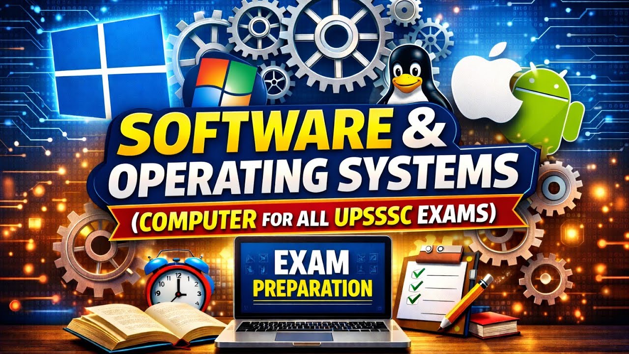 software and operating systems (computer for all upsssc exams)