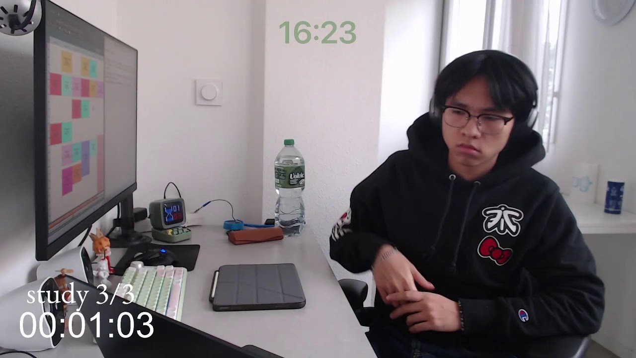 study with me live animedoro (40/20) | 3 hours