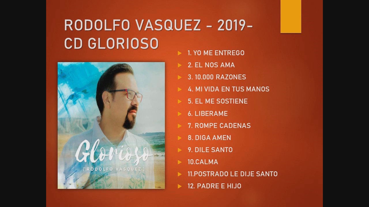 CD COMPLETO  -GLORIOSO  - 2019  - RODOLFO VASQUEZ