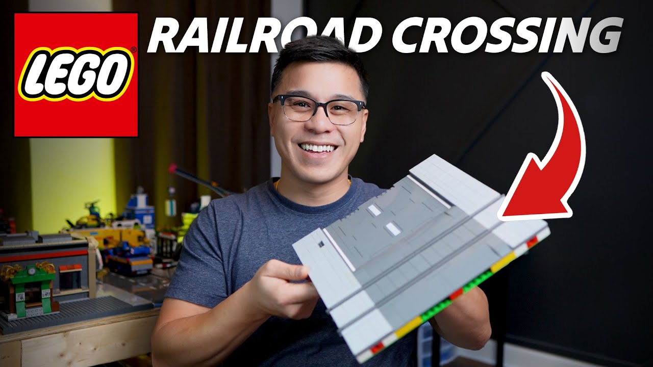 LEGO MILS Roads Get a Railroad Crossing Upgrade - LEGO TUTORIAL SERIES