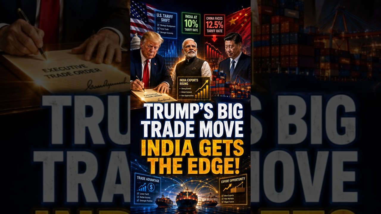 America Just Chose India Over China? #Trump #India #China #USTariffs #TradeWar #USEconomy #IndiaUS