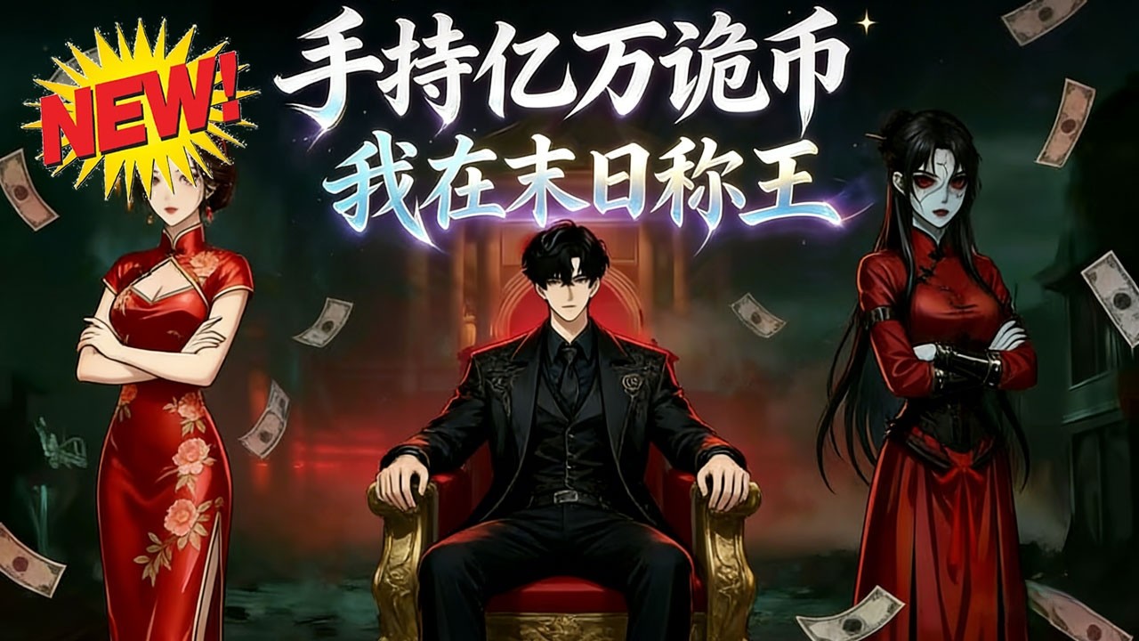 ⚡【新番速递】《手持亿万诡币，我在末日称王》瘟疫降临世界，程渺晕倒后获生存旅店入场资格，闯危机四伏的童话屋、常府等关卡逆袭。#末世 #逆袭 #漫剧 #爱看动漫