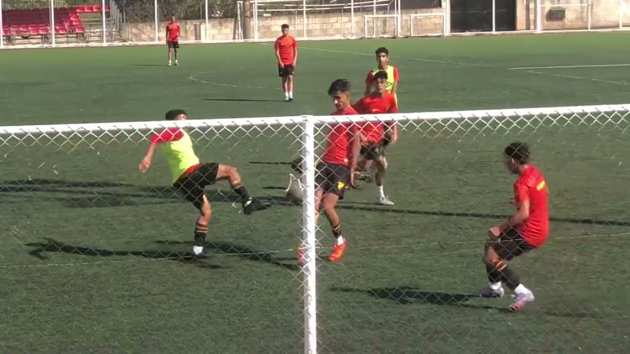 GÖZTEPE U15-U14 hazırlık maçı 1. Devre