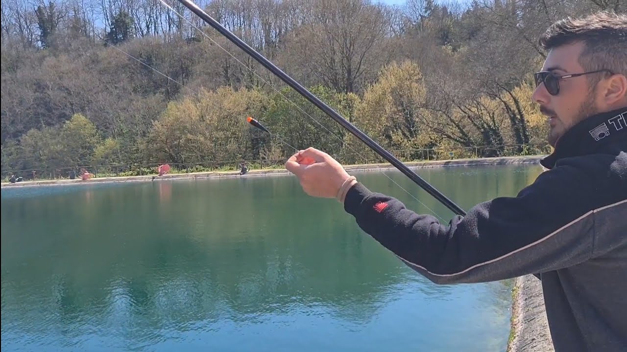 Montatura della TELEREGOLABILE più utilizzo della SONDA nella pesca a TROTALAGO 🐟🎣