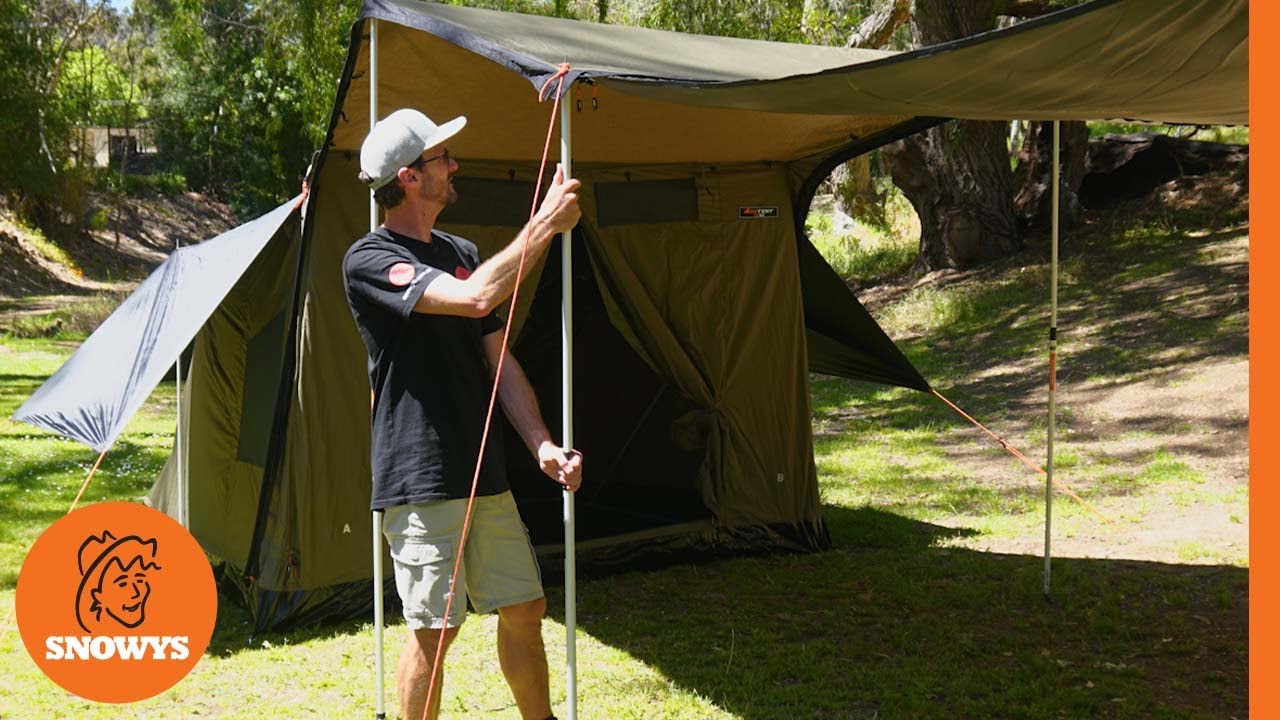 Oztent SV-5 Max Canvas Touring Tent -  How to setup & pack away