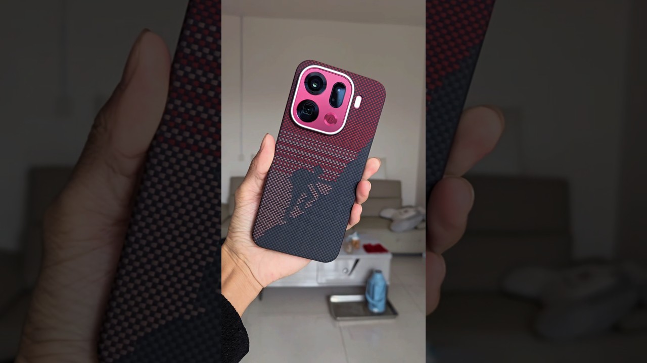 Защитный чехол для OPPO Find X9 Pro Chasing Light Red. Невероятно красивый и такой трудно найти!