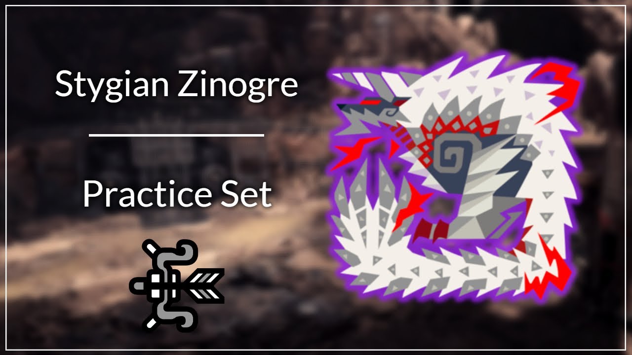 [MHWI PC] Challenge Practice Set - Tempered Stygian Zinogre
