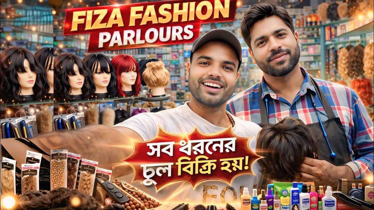 ব্যারাকপুর ফর্চুলের পাওয়া যায় | Barrackpore A Fiza Fashion Parlour Hot Hair Style & Extension Vlog