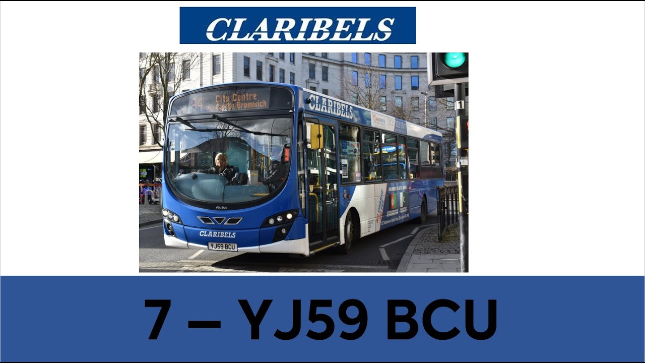 Claribels Coaches SB200 VDL Wright Pulsar 2 7 YJ59 BCU ***94 BIRMINGHAM-CHELMSLEY WOOD***