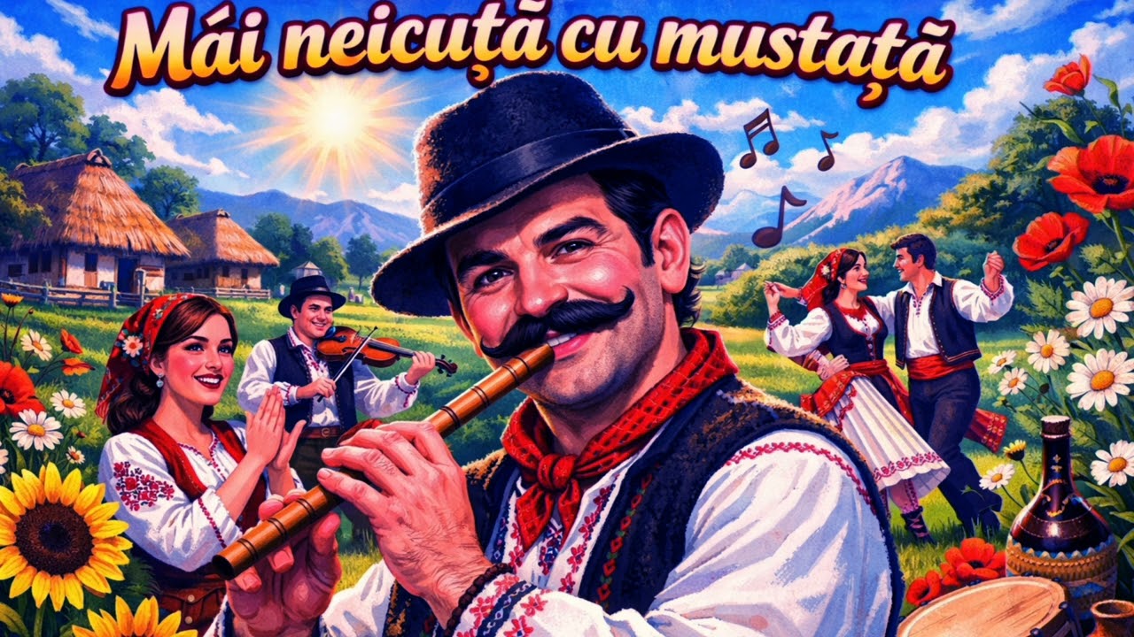 Măi neicuță cu mustață...Hai la joc și bună viață....Bate toba, sună strună.➡️🥁♥️🥁