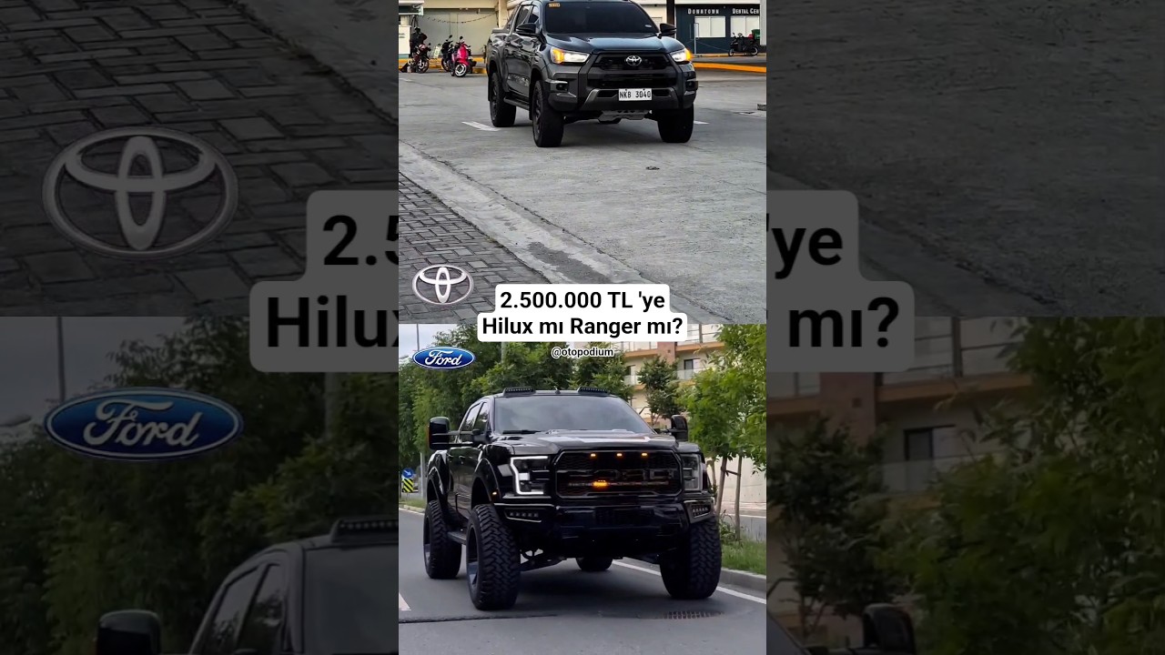 Hangisi? Toyota Hilux - Ford Ranger #tofaş #egea #f10 #e60 #m5 #mercedes #e90