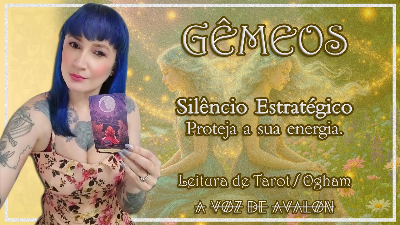 🧚🏻‍♀️♊ GÊMEOS - SILÊNCIO ESTRATÉGICO! 🤐PROTEJA SUA ENERGIA...