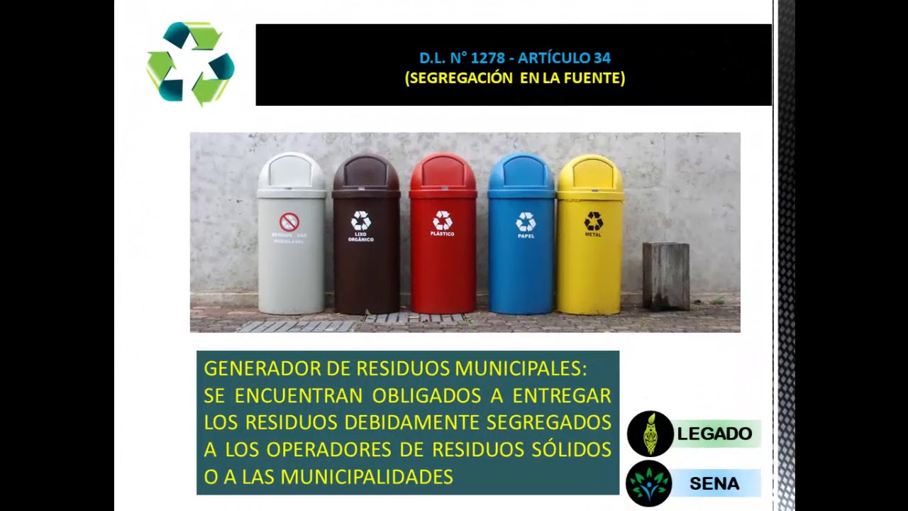 MÓDULO 04: SEGREGACIÓN DE RESIDUOS SÓLIDOS