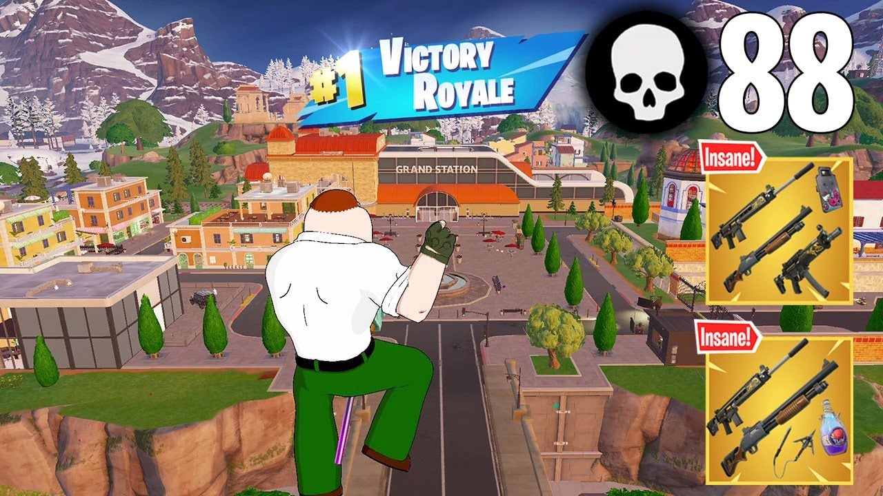 88 Elimination Solo vs Squads Wins (Fortnite Chapter 5 Gameplay Ps4 Controller)