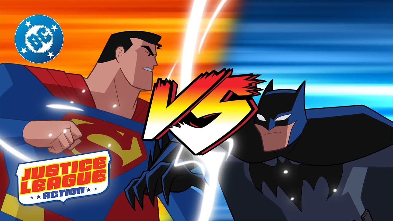 Superman VS. Batman: Inside a Video Game! | Justice League Action | DC