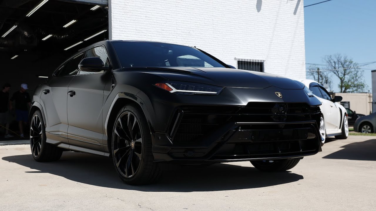Lamborghini Urus S | Nero Noctis | Full Wrap | XPEL's Stealth PPF | Veloce Autoworks | 4K