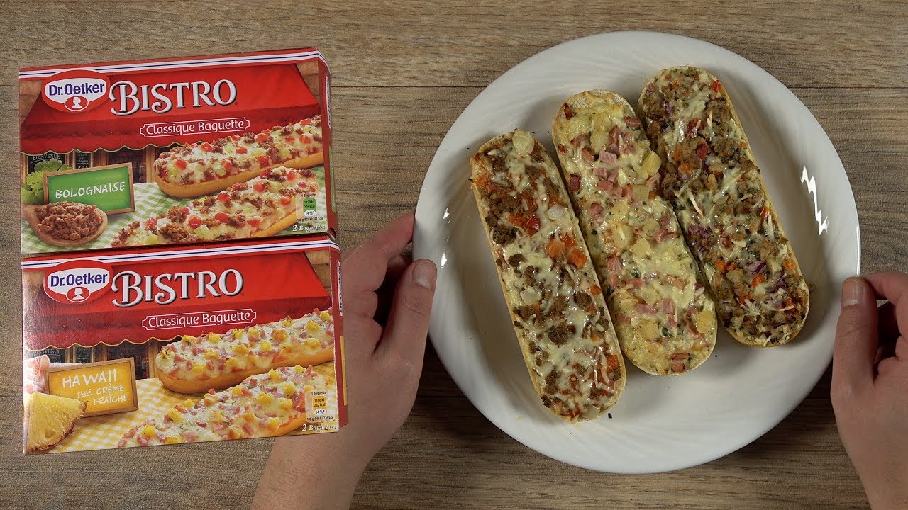 Dr.Oetker Bistro Baguette - Bolognaise - Hawaii - Thunfisch