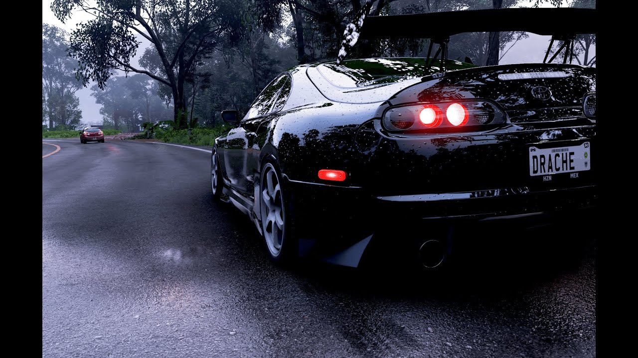 Toyota Supra Night Drive | Forza Horizon | 4K