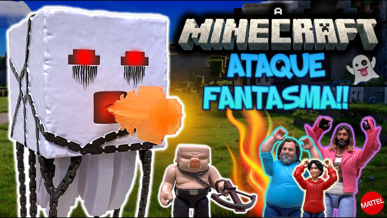 Una Película de MINECRAFT - LANZA EL ATAQUE FANTASMA | Playset del Ghast - TOY SHOTS (2025)