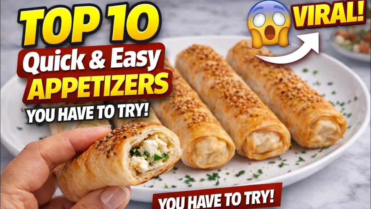 10-Minute Crispy Cheese Rolls | Crowd Favorite Appetizer #homemade #crispyrecipe