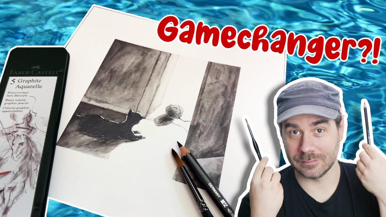 Graphite Aquarelle - ein GAMECHANGER für Bleistiftzeichnungen?! (Faber-Castell)